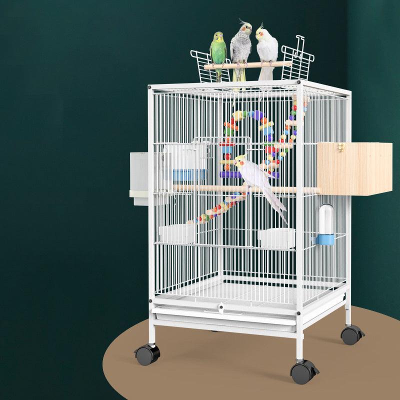 The Majestic Aviary: A Stylish Metal Bird Cage For Xuanfeng Parrots